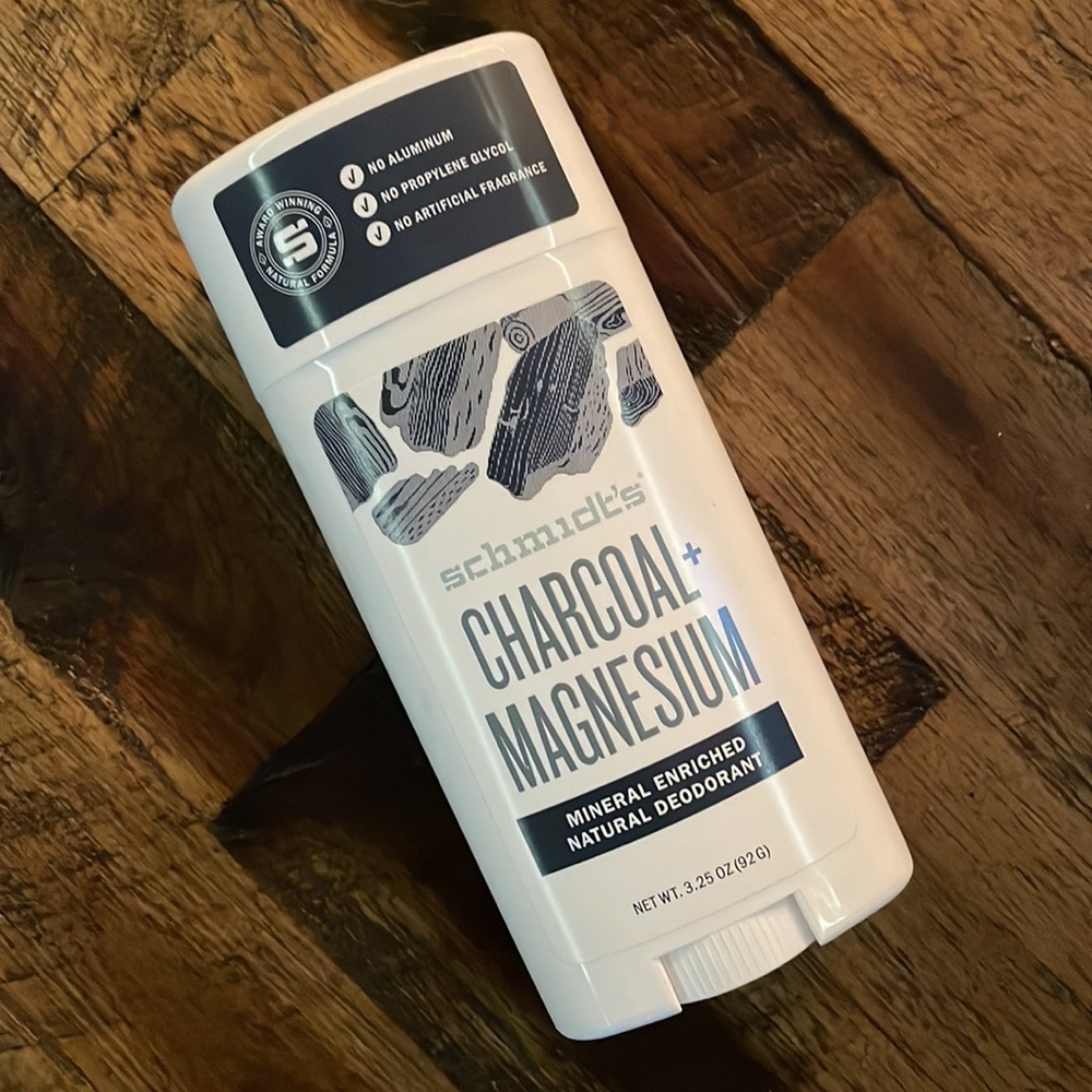 ❌SOLD❌✨Schmidt’s✨Charcoal Magnesium Deodorant Stick